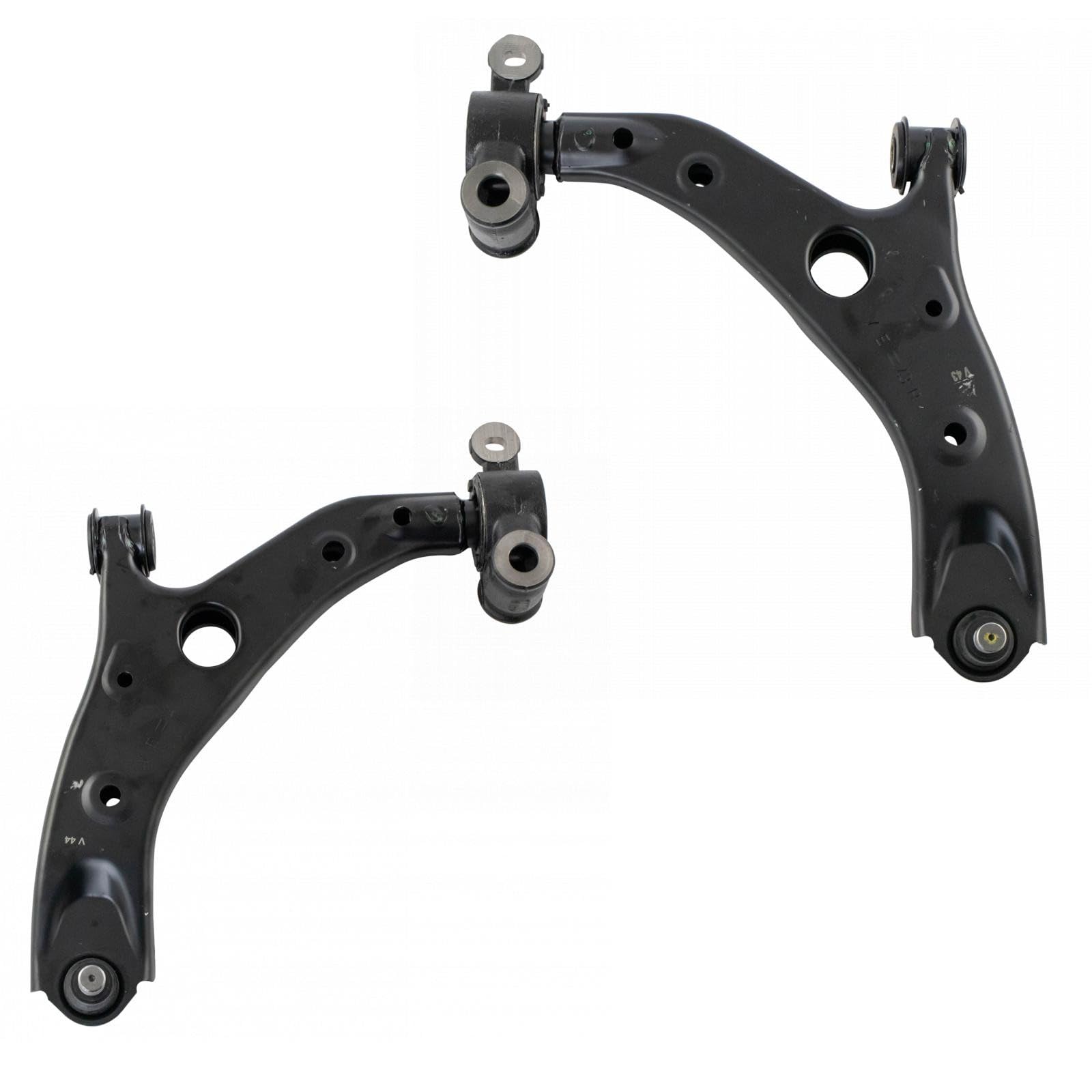 TRQ Front Lower Driver and Passenger Side Control Arm and Ball Joint Set 2 Piece Compatible with 2014-2018 Mazda 3 2014-2018 3 Sport