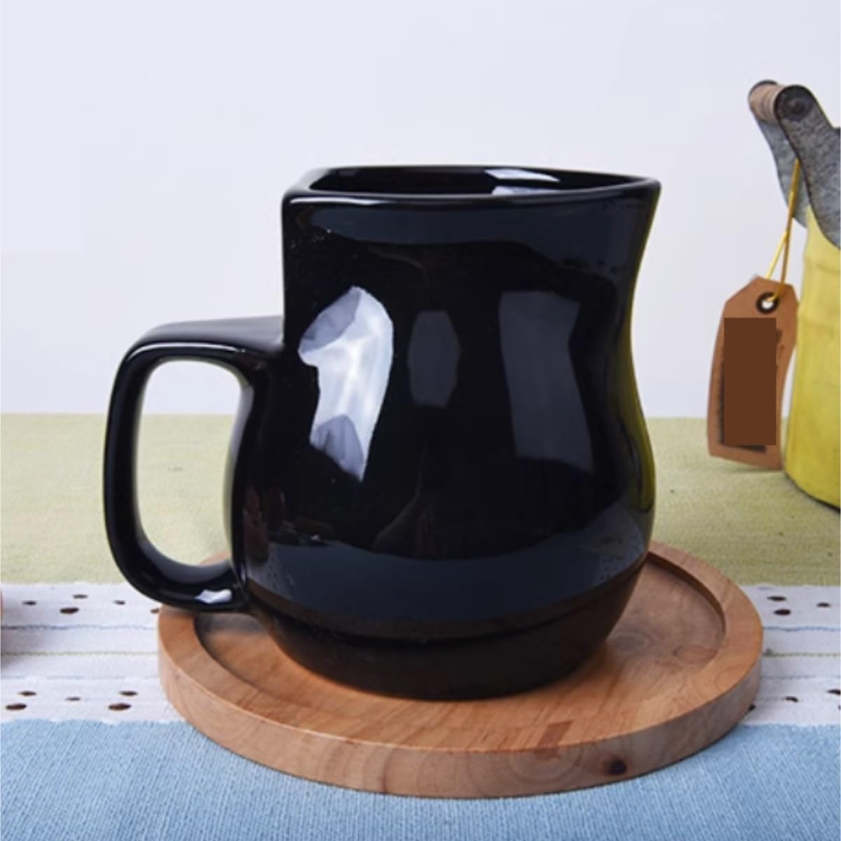 MRKU Pot à Lait, saucière, Tasse à Eau, pichet, crémier, Distributeur de café, sucrier, Seau à jus créatif en céramique de Style européen