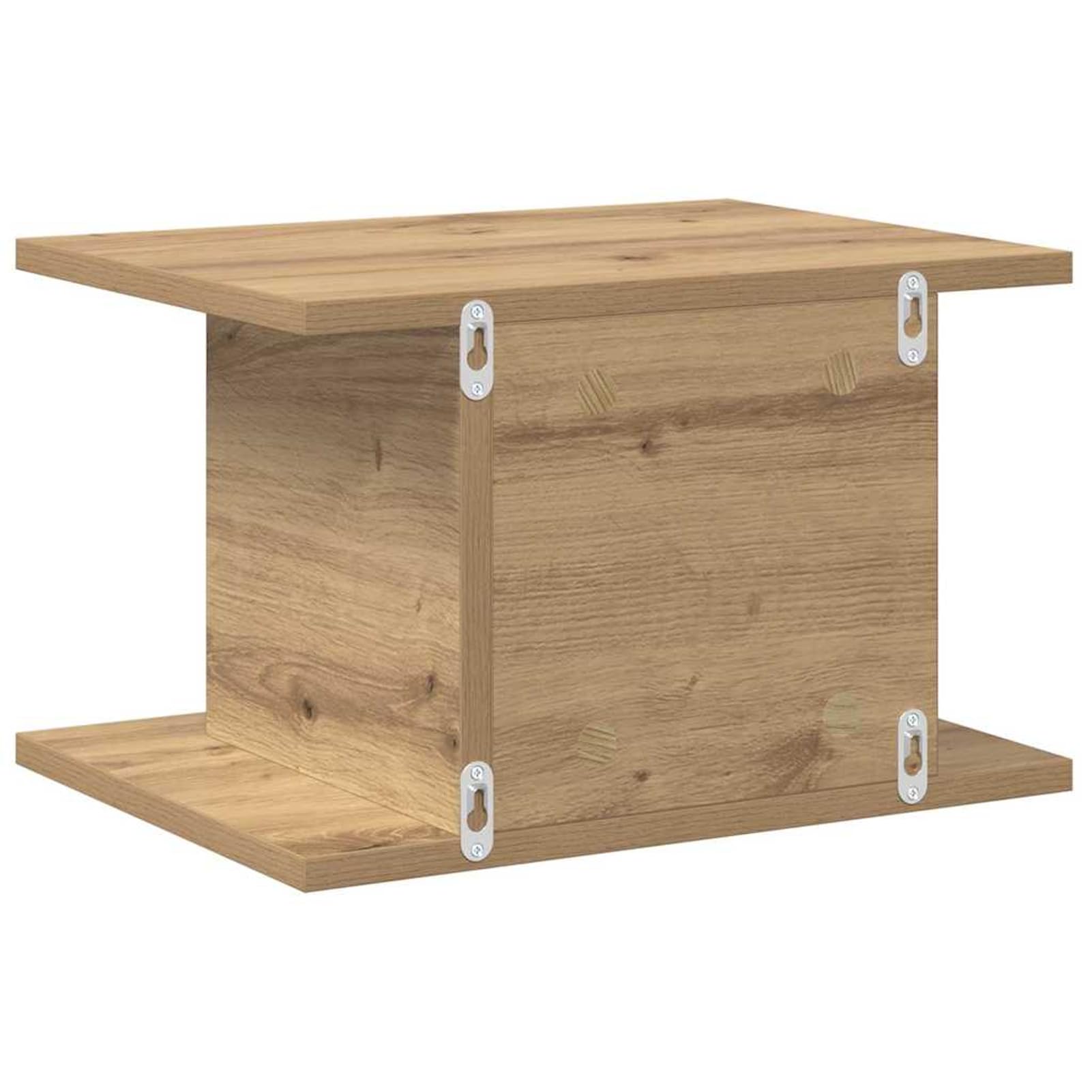 Nachttisch 2er-Set Artisan-Eiche 40x30x25 cm Holzwerkstoff | Rechteckiges Design, viel Stauraum unterhalb, montagefertig, pflegeleicht mit feuchtem Tuch