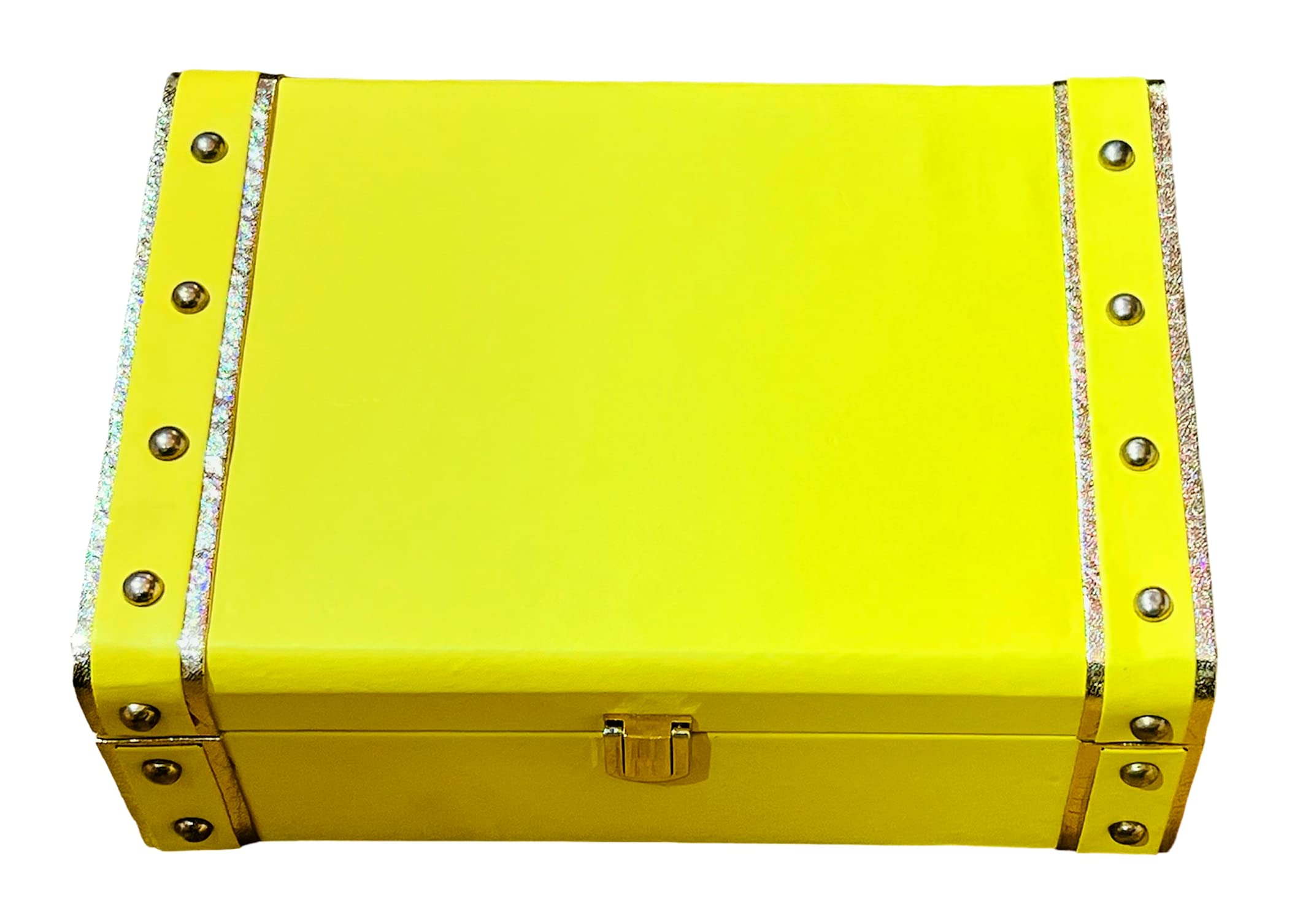WS Wrap Shap Rectangular Gifting Trunk Box, Rexin Finish, 10" X 7" X 3.5" (Yellow) (B09GTDGLWL) Amazon Price History, Amazon Price Tracker