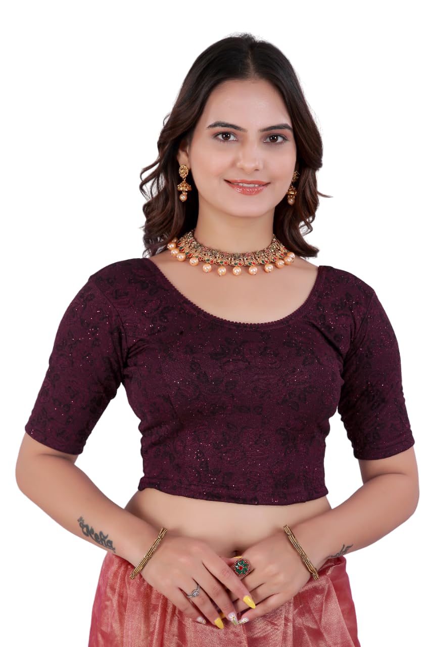lady bloom Flower Printed Designer Blouse for Women-picture-12