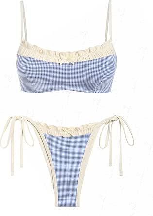 Ensemble De Bikini à Imprimé Floral Pour Femmes, Top Triangle Bottom Summer P 50302023 Cat 1866