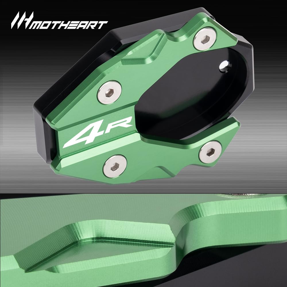 Amazon | MotHeart サイドスタンドプレート 対応 Ninja ZX-4RR 2023