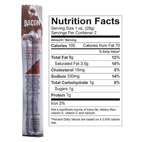 Miniatura 8 de Wenzel's Farm Paquete variado de palitos de aperitivos, sabrosos, ahumados naturalmente, altos en proteínas, bajos en carbohidratos, sin MSG,