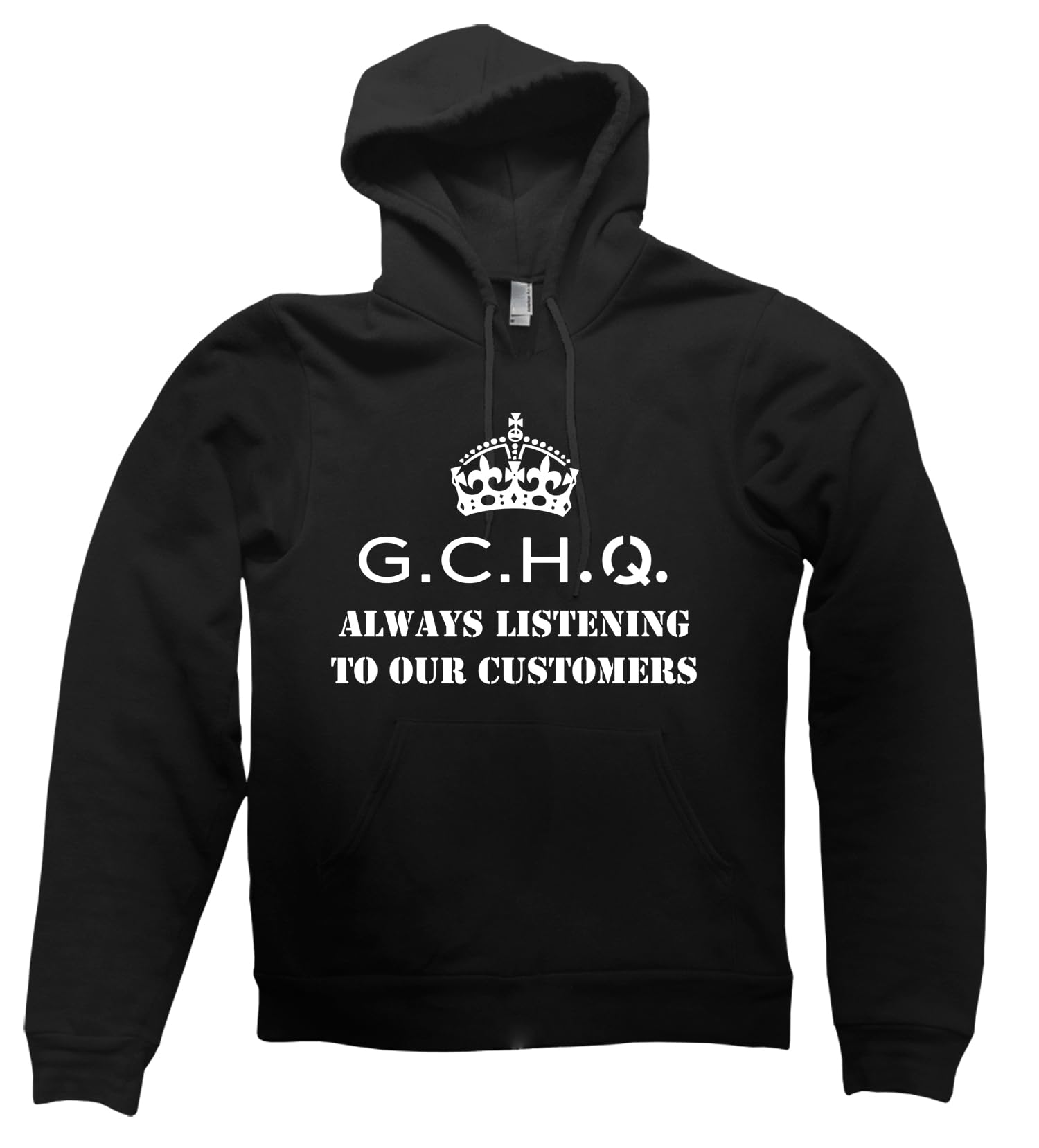 Sweat à capuche GCHQ Always Listening en coton - 2