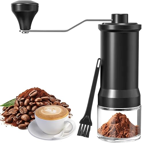 Miniatura 7 de Molinillo de café manual, molino de café de mano, ajustable para molienda finagruesa