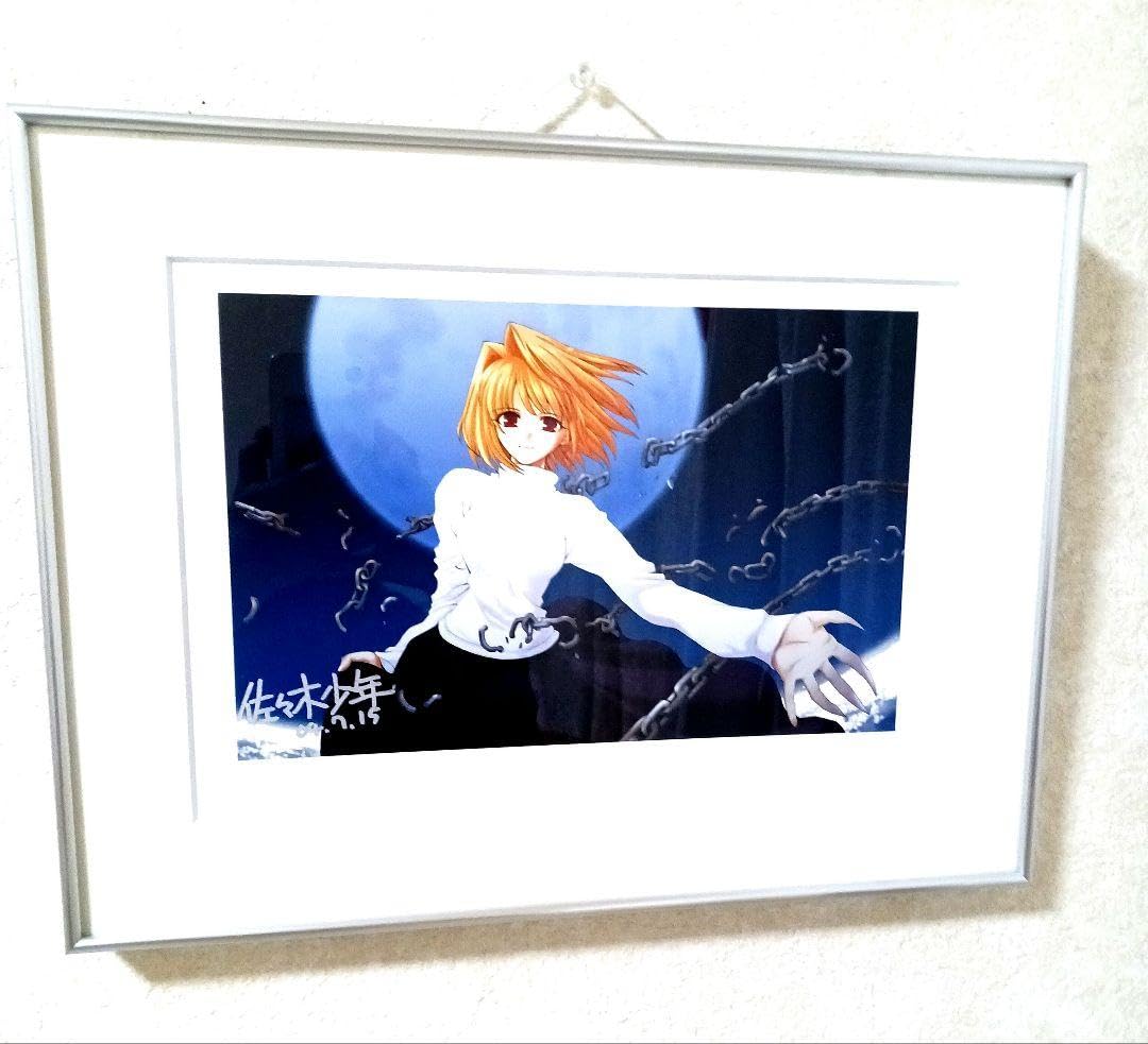 月姫　fate 複製原画　版画　サイン Amazon.co.jp: 月姫 真月譚 複製原画 佐々木少年 直筆サイン入 版画
