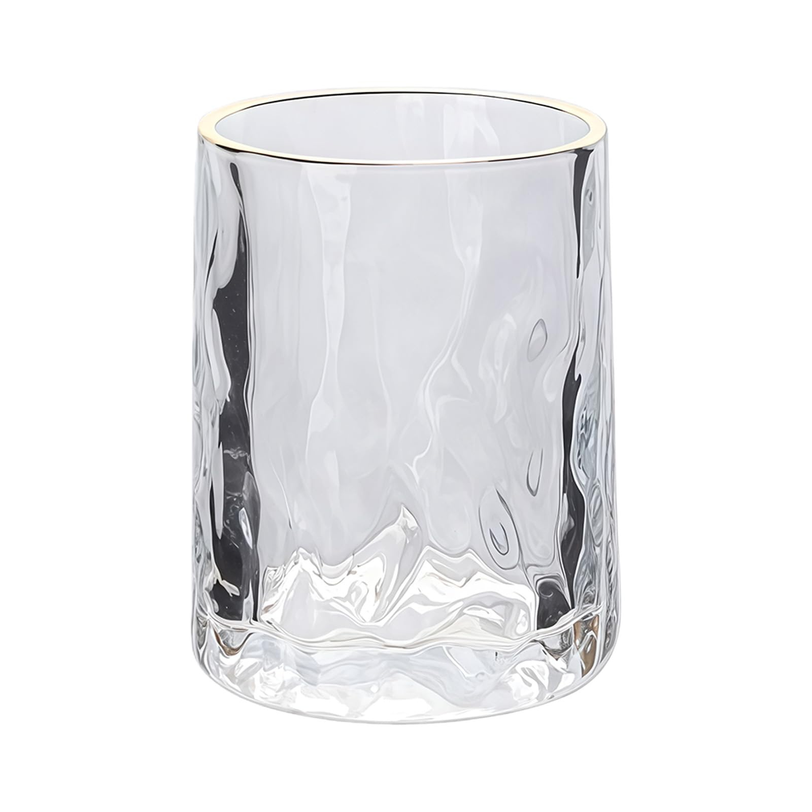 Osniyaw Phnom Penh 240 Ml Clear Glass Mouthwash Cup With Smooth Rims, Toothbrush Holder For Home And Office User-Friendly Glass In Various Colours