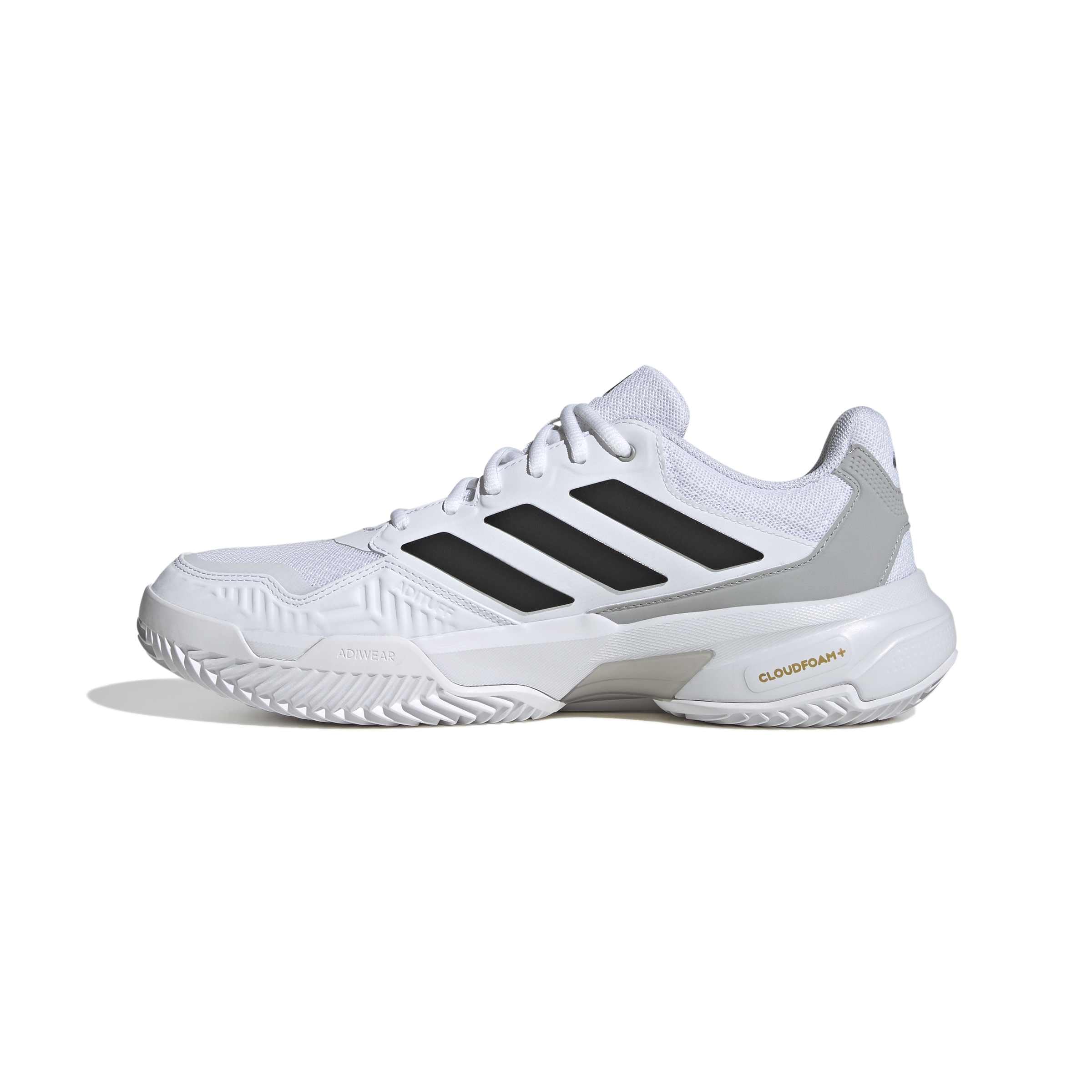 adidas Herren Courtjam Control 3 Clay Tennis Shoes, FTWR White/core Black/Grey Two, 46 2/3 EU