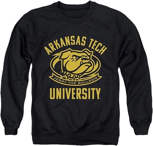 Arkansas Tech University Official One Color Jerry The Bulldog Unisex Adult Crewneck Sweatshirt