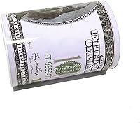 Vista 5 de Banco de Monedas $100 Dollar Bill Hucha 8.5 "de altura de ahorro de dinero moneda Benjamin Franklin Nota lata Tarro de billetes