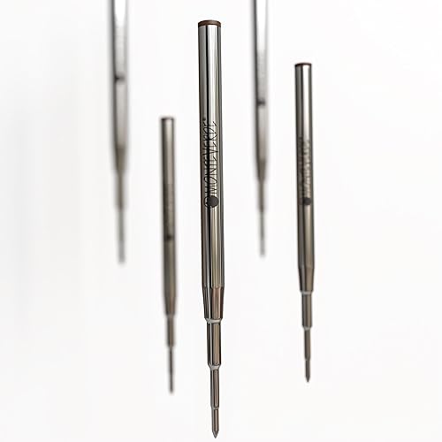 Miniatura 10 de Monteverde USA - Recambio de bolígrafo para bolígrafo Montblanc punta media rollo suave azulnegro paquete de 2 unidades M132BB