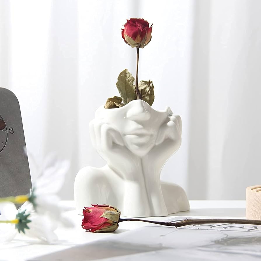 Amazon.co.jp: 胴体彫刻の花瓶、女性の胴体の花瓶、女性の形の