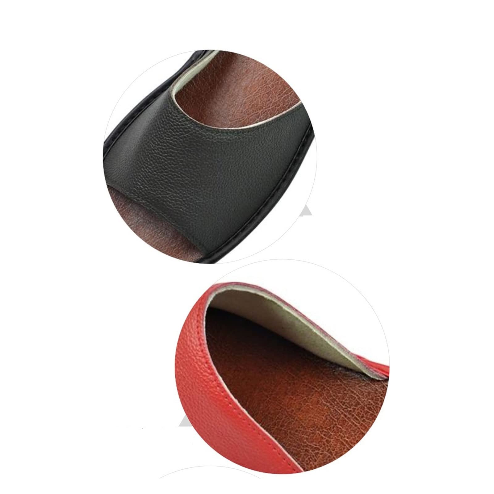 Zapatillas para Mujer Zapatillas de Cuero de Vaca para Hombre Tallas Grandes Lino hogar Masculino casa Interior para Hombres Zapatillas Mujer Hombre Zapatilla Zapatos Planos Suaves