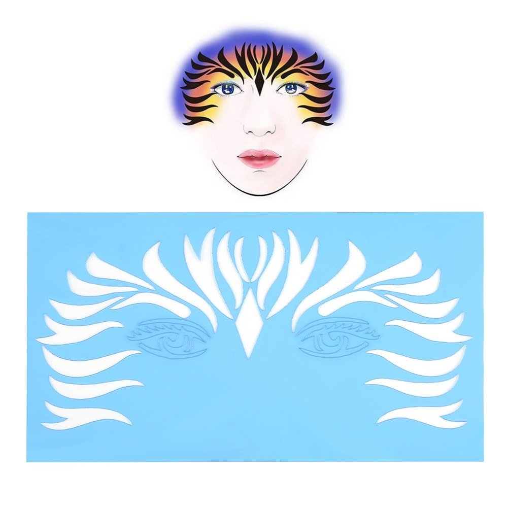Buy DEWIN Unicorn Face Paint Stencil Christmas Face Paint Stencils