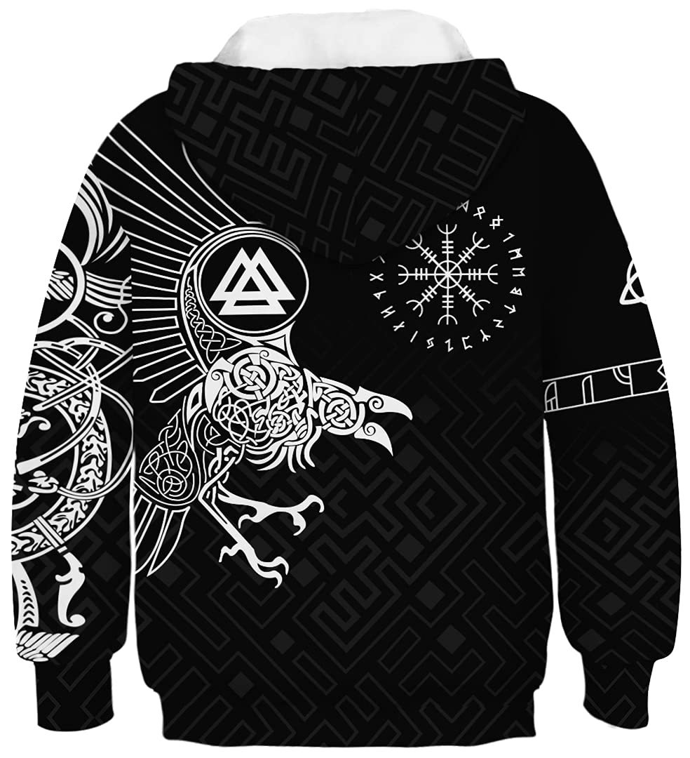 Ocean Plus Bambino Felpa con Cappuccio Manica Lunga Bambini e Ragazzi Stampa Digitale Unisex Poliestere Pullover Sweatshirt