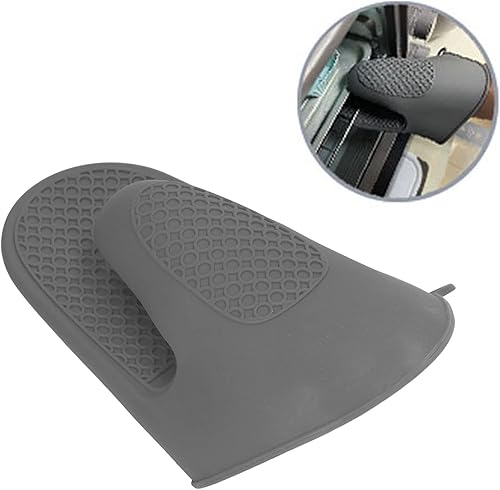 Miniatura 5 de 1 par de mini guantes de silicona resistentes al calor, manoplas de cocina para cocina, cocinar y hornear, guantes de silicona resistentes al calor,