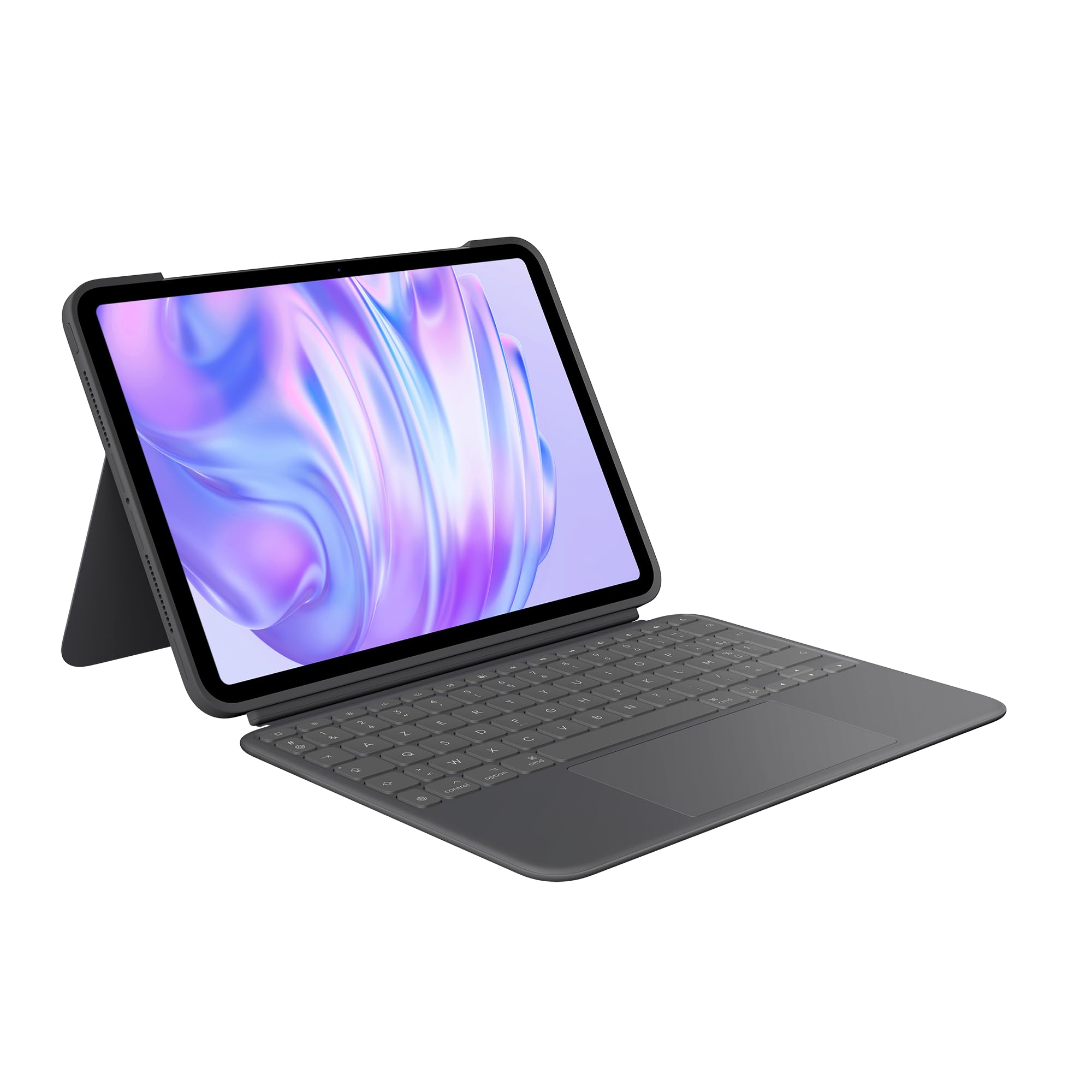 Logitech Combo Touch, étui Clavier pour iPad Pro 11 Pouces (M4 et M5)(2024 et 2025), FRA AZERTY, rétroéclairé Amovible avec Support, Saisie Confortable, Mode Multi-Usage - Graphite