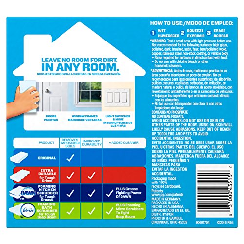 Mr Clean Erase and Renew Magic Eraser, Origineel, 2 Count door Mr. Clean - Image 3
