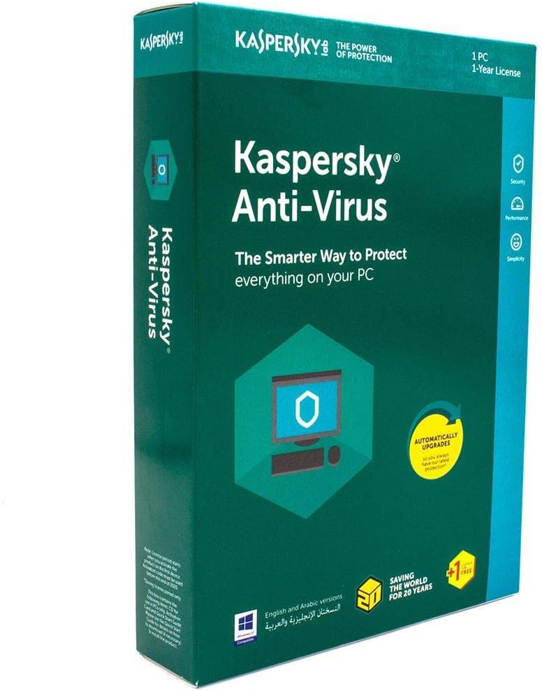 KASPERSKY ANTI VIRUS 2018 ONE PLUS ONE USER