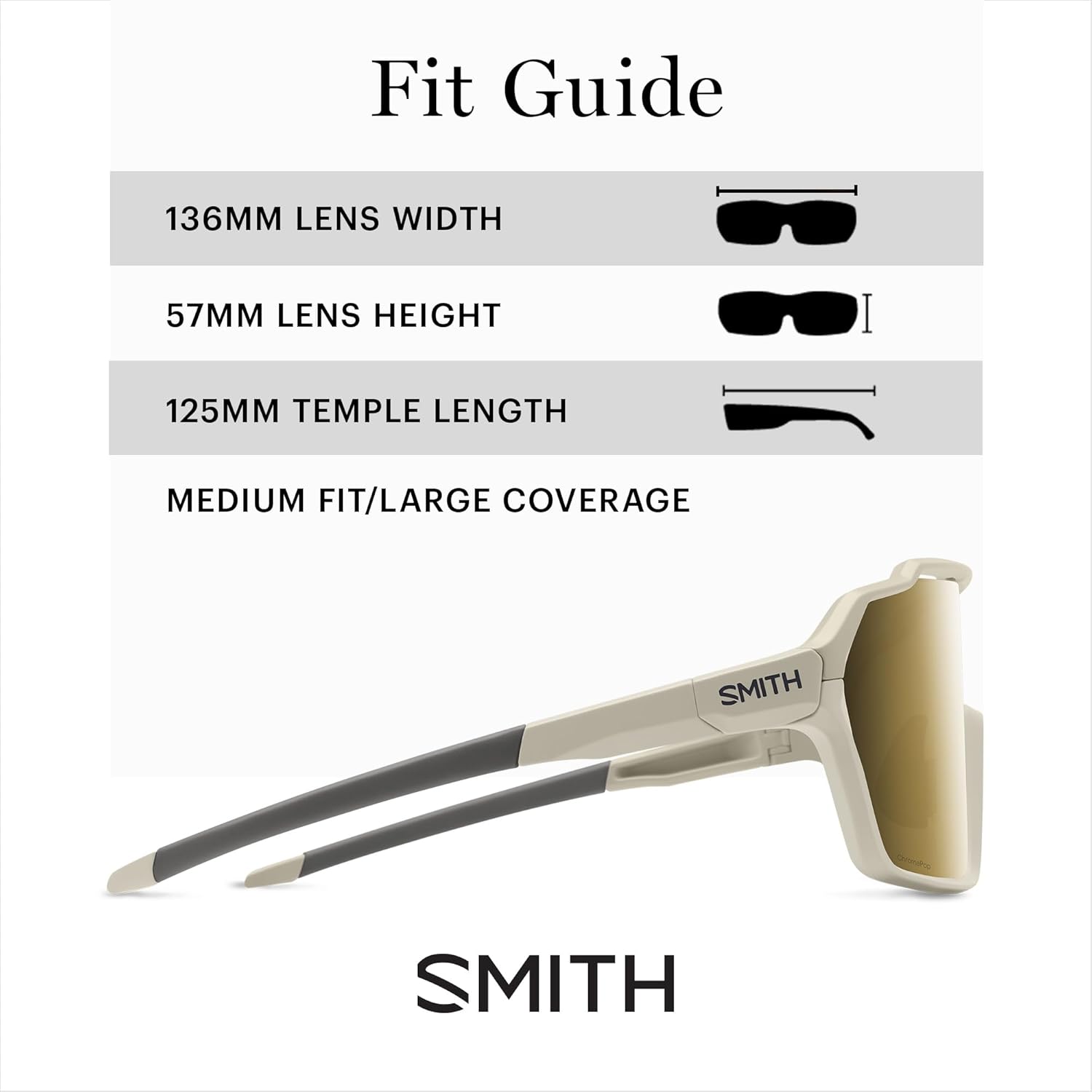 SMITH Optics Shift MAG Sunglasses – Shield Lens Performance Sports Sunglasses for Running, Biking, MTB & More–For Men & Women - Image 3
