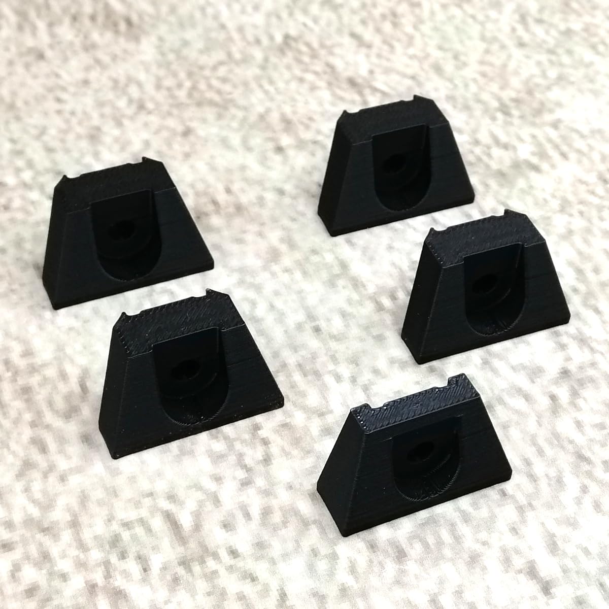 ULEIVA Replacement Shelf Support Pack of 5 Black Compatible with IKEA Milsbro Display Cabinet Holder Glass Plate Holder