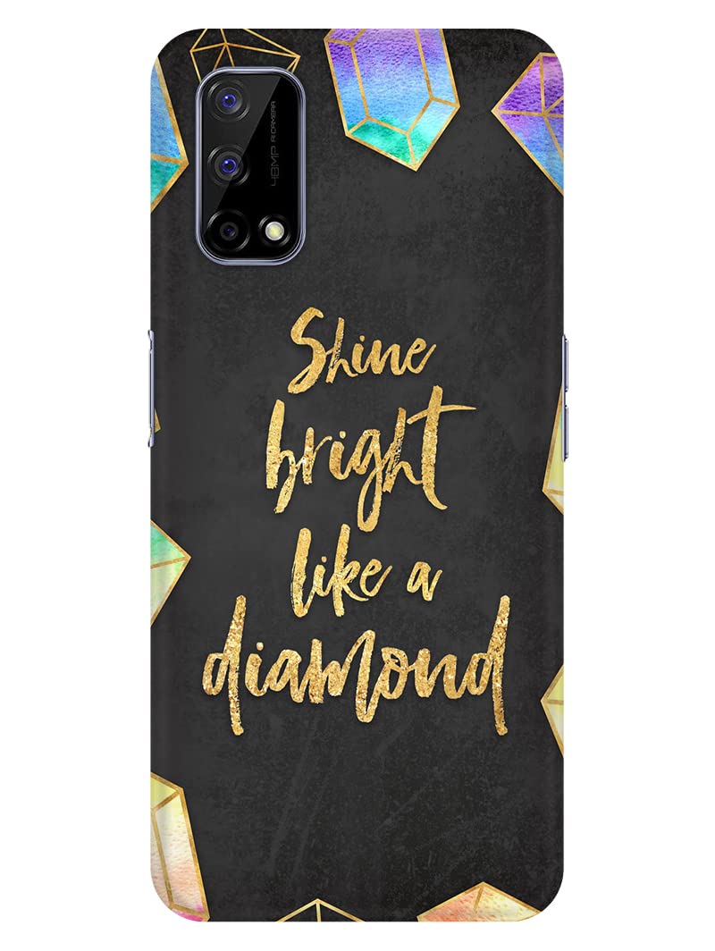 JugaaduStore Back Case Cover for Realme Narzo 30 Pro 5G - Shine Like Diamond