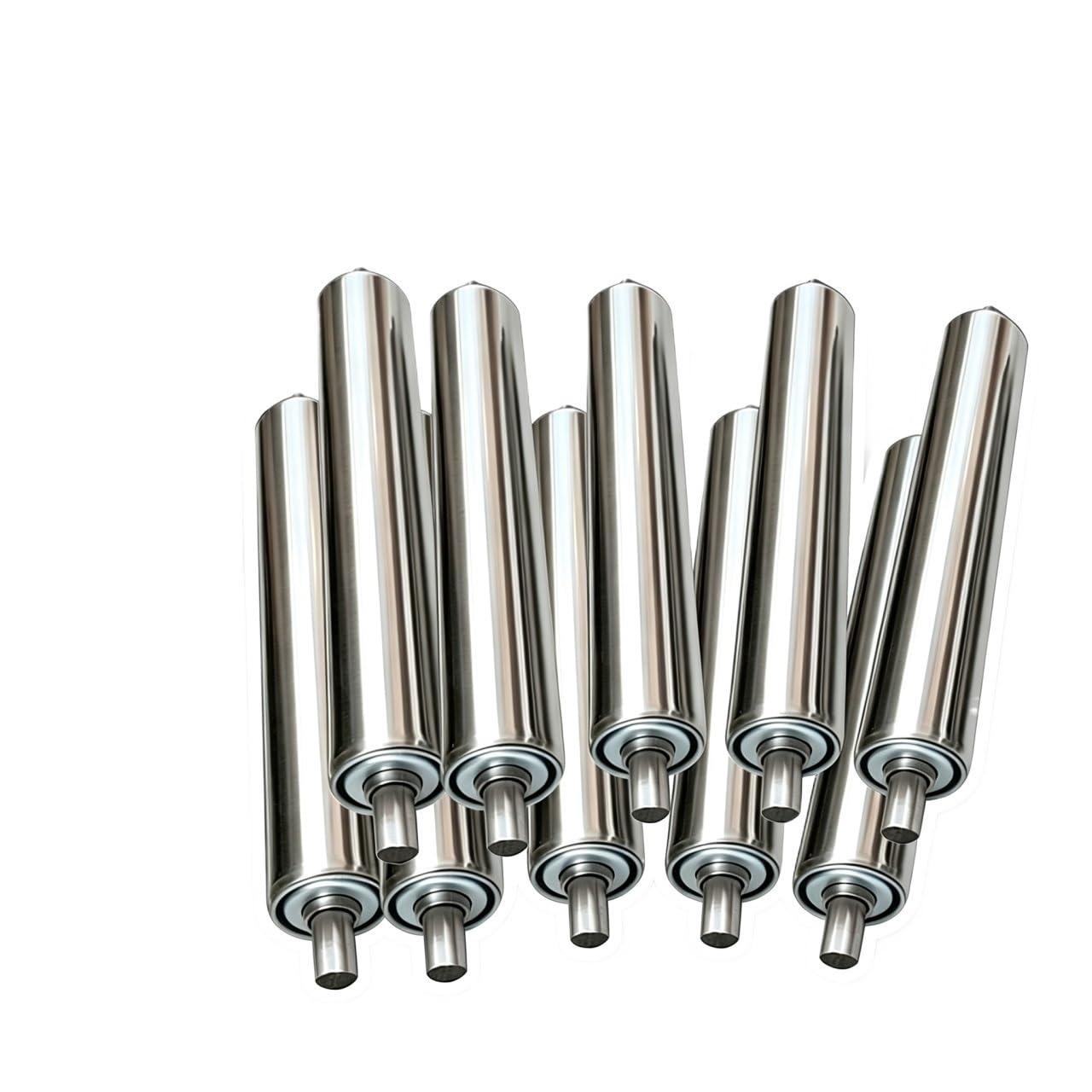 Rulli trasportatori for carichi pesanti, 10 pezzi