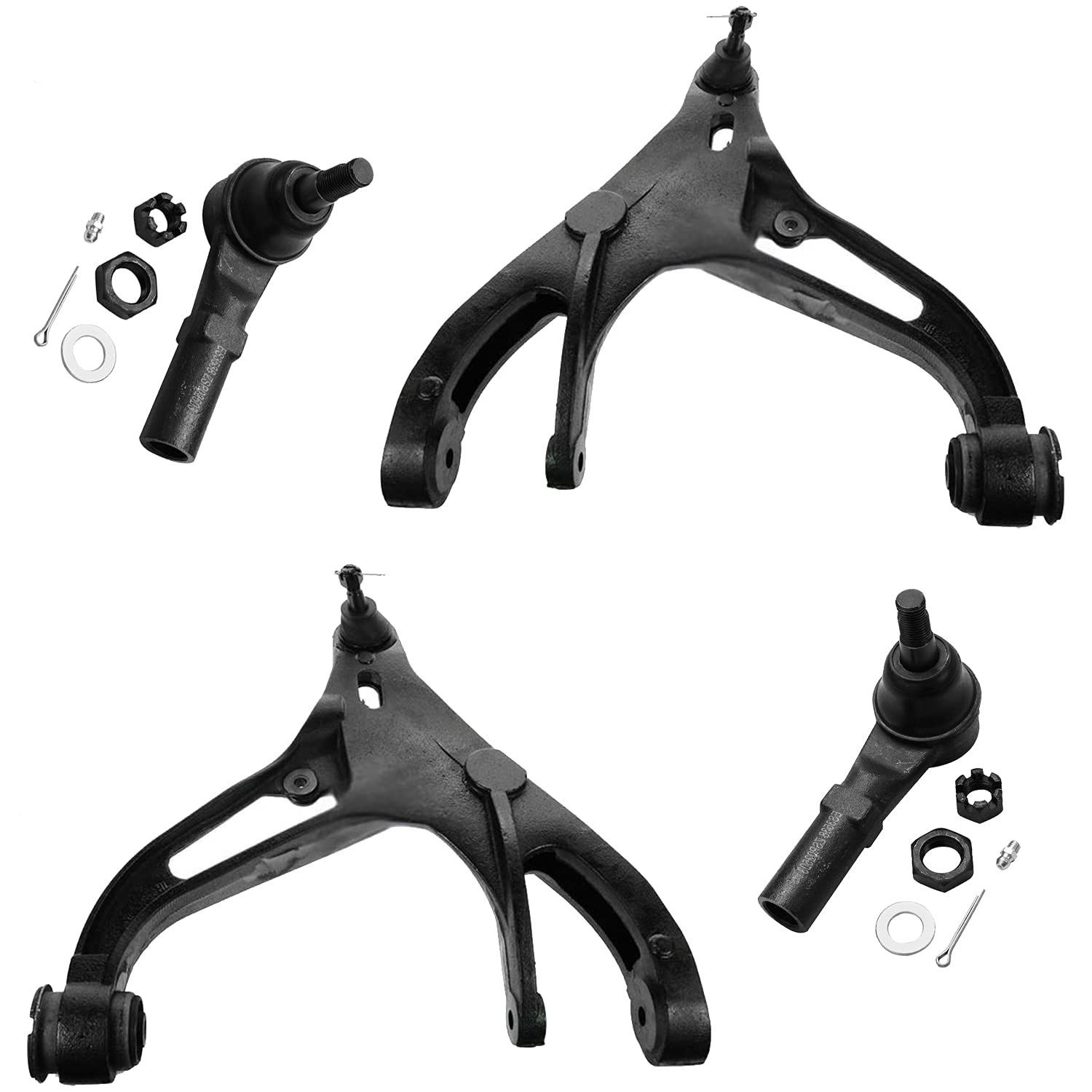 Detroit Axle - 4WD Front End Control Arms Kit for 02-05 Dodge Ram 1500, 2