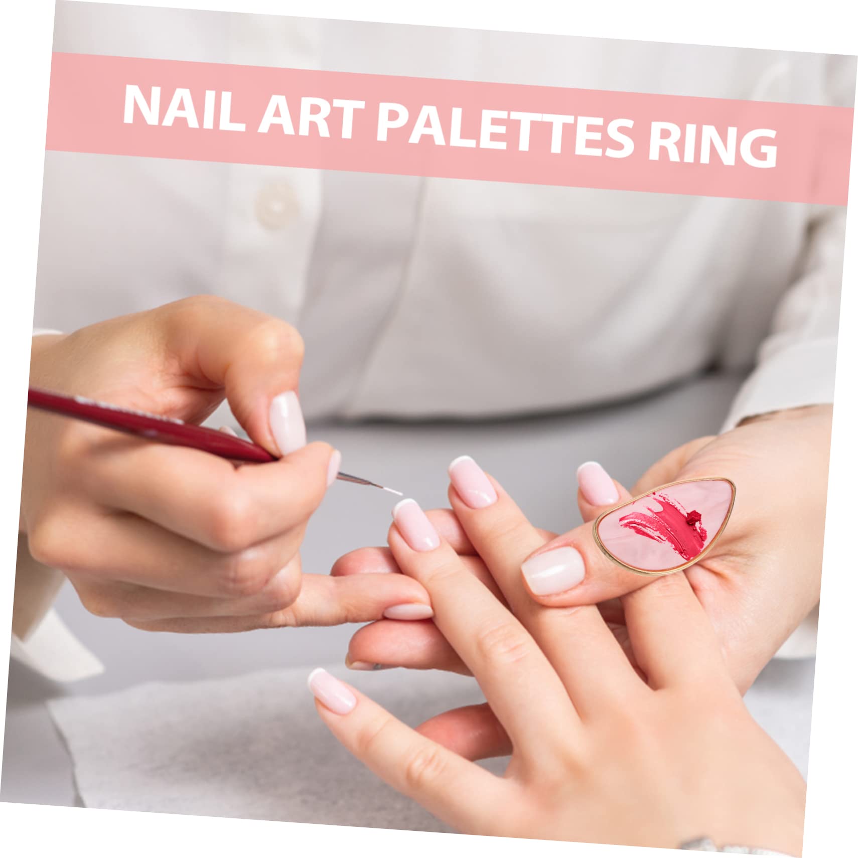 minkissy 18pezzi Palette Per Miscelazione Unghie Resina Per Nail Art e Trucco Professionale Per Miscelare Fondotinta e Pigmenti Design Ergonomico e Facile Da Pulire