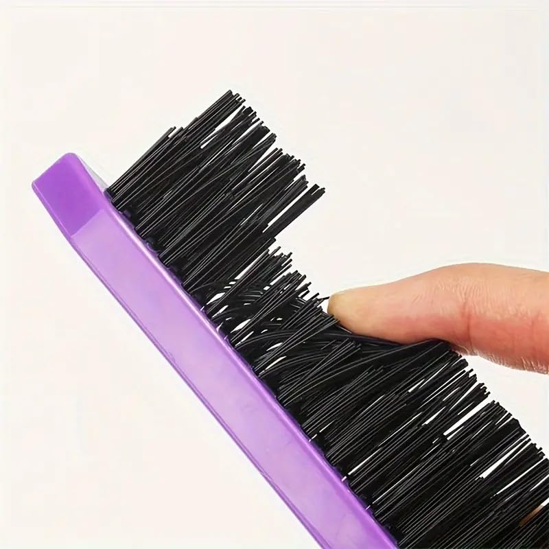 Cepillo Profesional - Peine de Cola con Púas para Crepar y Peinar - Cepillo anti-frizz - Cepillo estilizador - Distribuye Aceites Naturales, Ideal para Dar Volumen - Ligero (Negro)