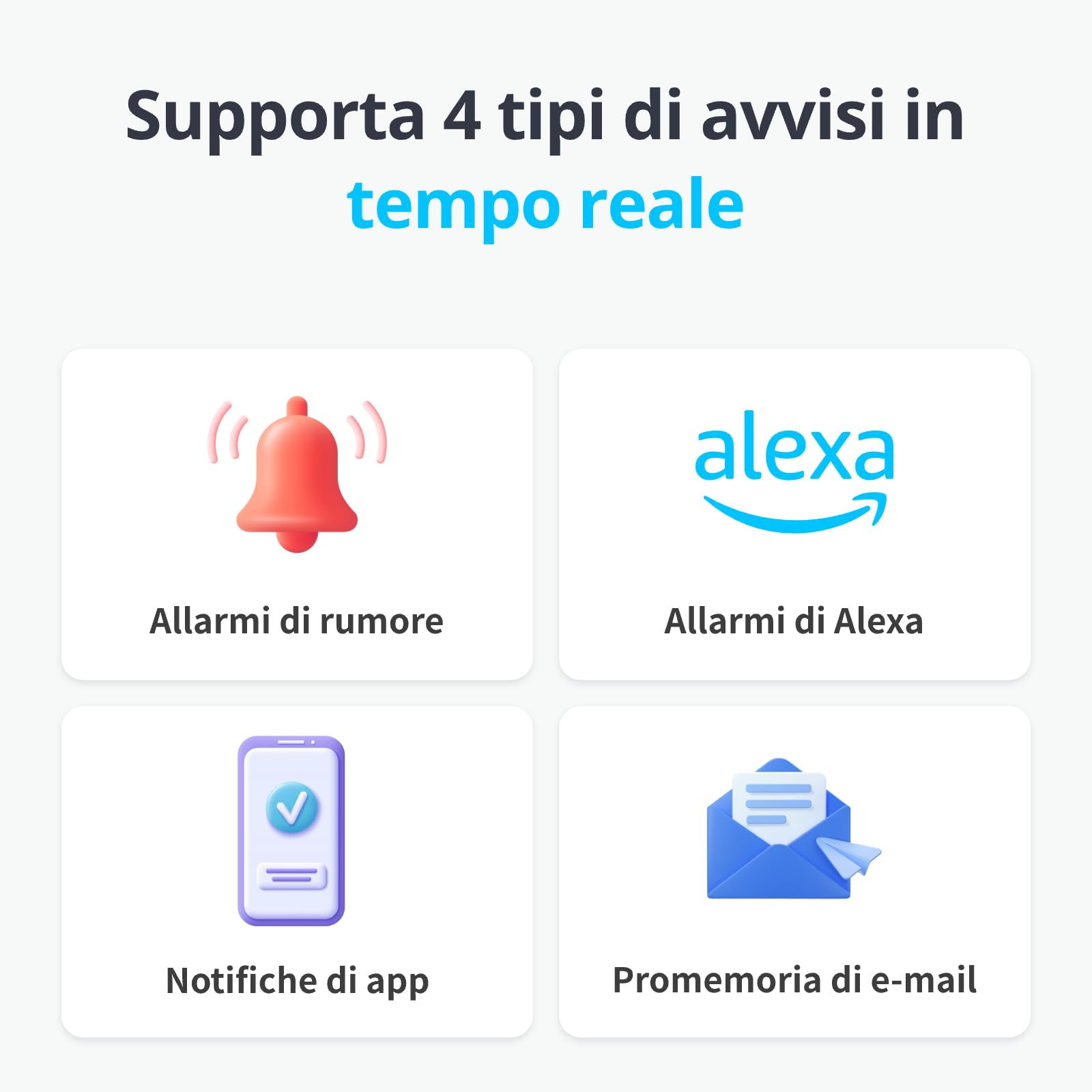 Sensore d'Acqua WiFi SwitchBot di 3, Rilevatore di Perdite d'Acqua Intelligente, 100dB Avvisi Regolabili e di App, IP67 Impermeabile, Rivelatore Wireless, nessun Hub richiesto (supporto 2.4G)