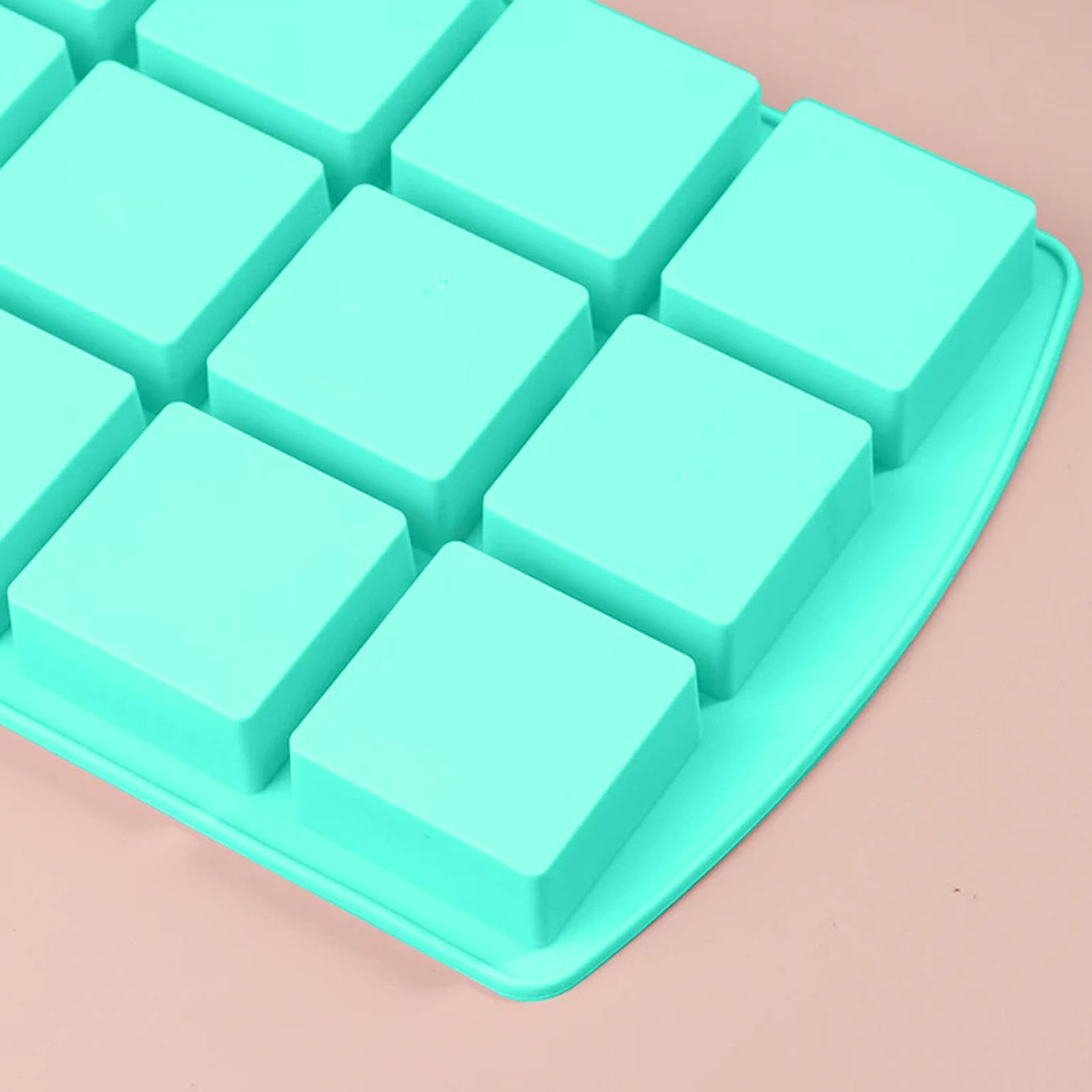 Stampo in silicone quadrato - Stampo in silicone natalizio leggero 12