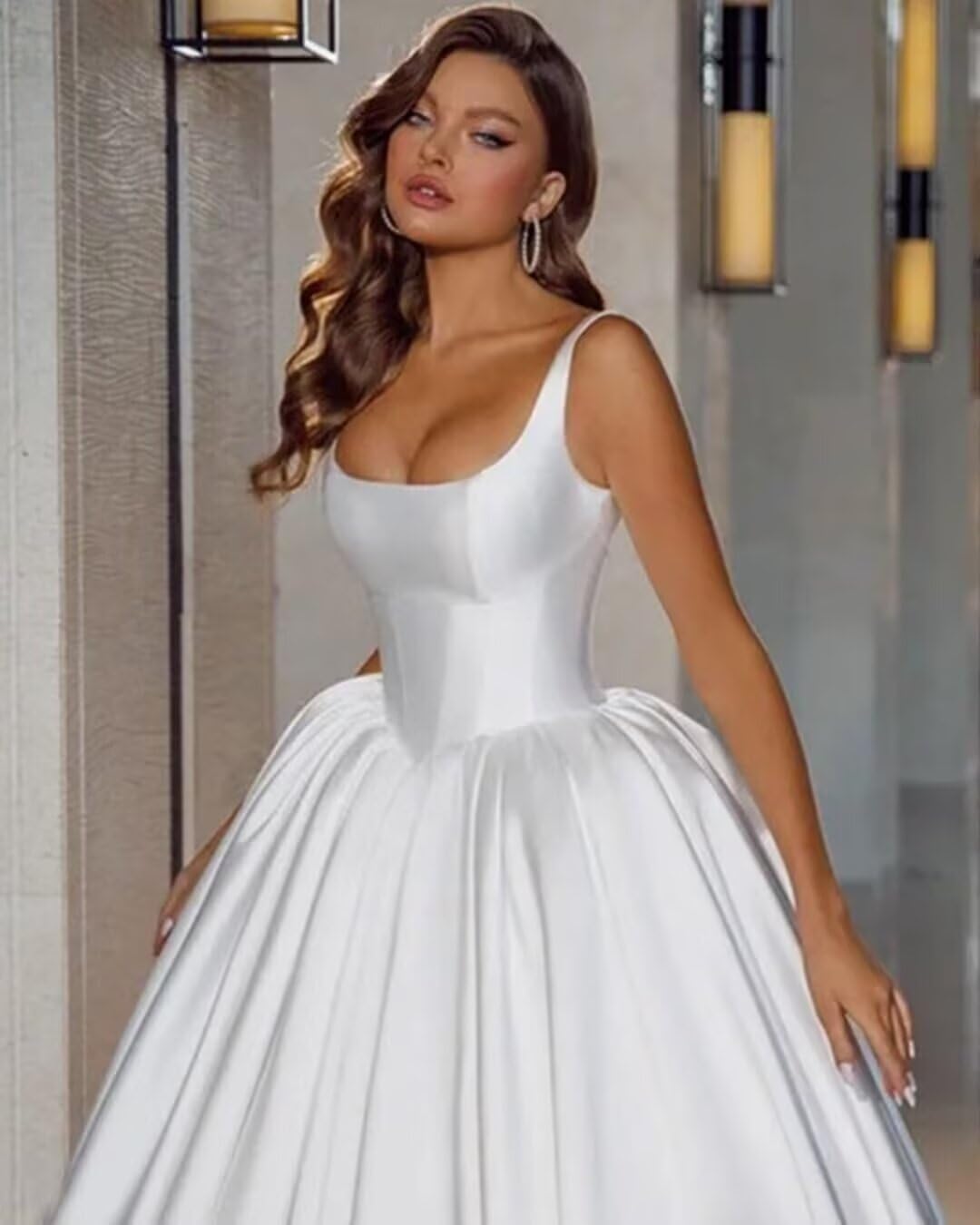 Tulle Lace Wedding Dresses for Bride 2026 Mermaid Off Shoulder A-line V-Neck Beach Wedding Bridal Gowns for Women