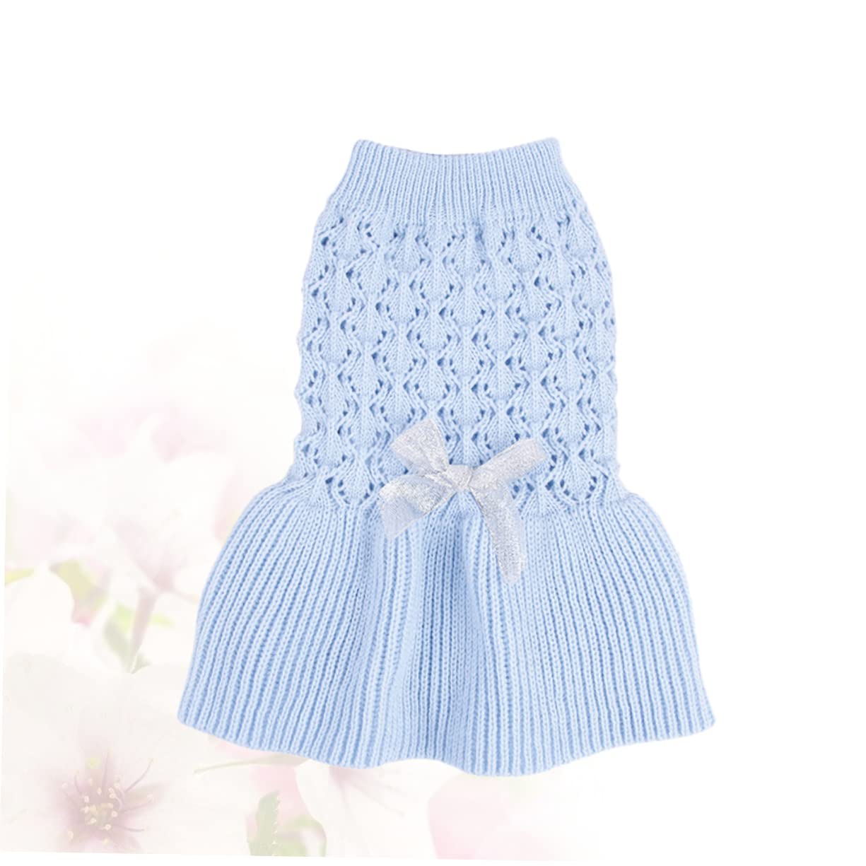 Sosoport 3pièces Pull De Printemps pour Chien Et Chat Vêtement Douillet Laine pour Chiens Et Bleu s