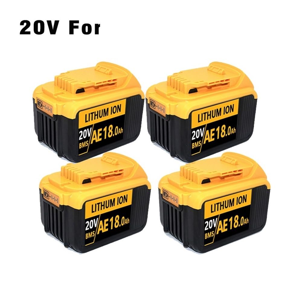 Kompatybilny z DeWalt 18 V/20 V MAX DCB200 wymiana baterii litowej 18 V DCB203 DCB184 DCB182 180 DCB181 DCB182 DCB201 DCB206 ładowarka(1PCS US charger)