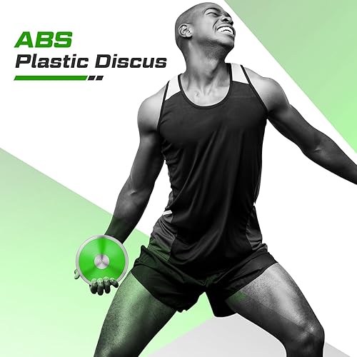 Miniatura 5 de Disco de entrenamiento deportivo para niños y niñas, disco de pista y campo, equipo de pista y campo, 2 uds