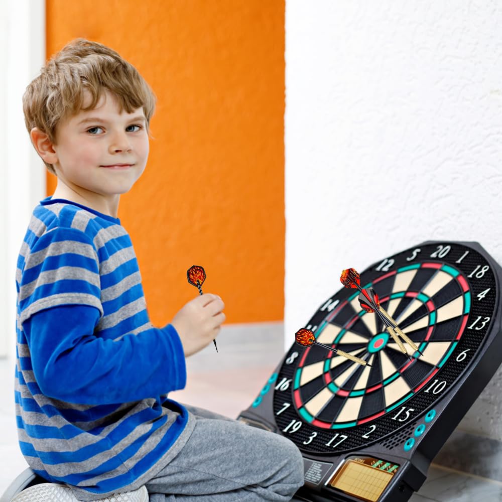 12 Freccette Professionali 14g Con Punte In Plastica - Set Per Bersaglio Con 100 Punte Di Ricambio - Foto 11