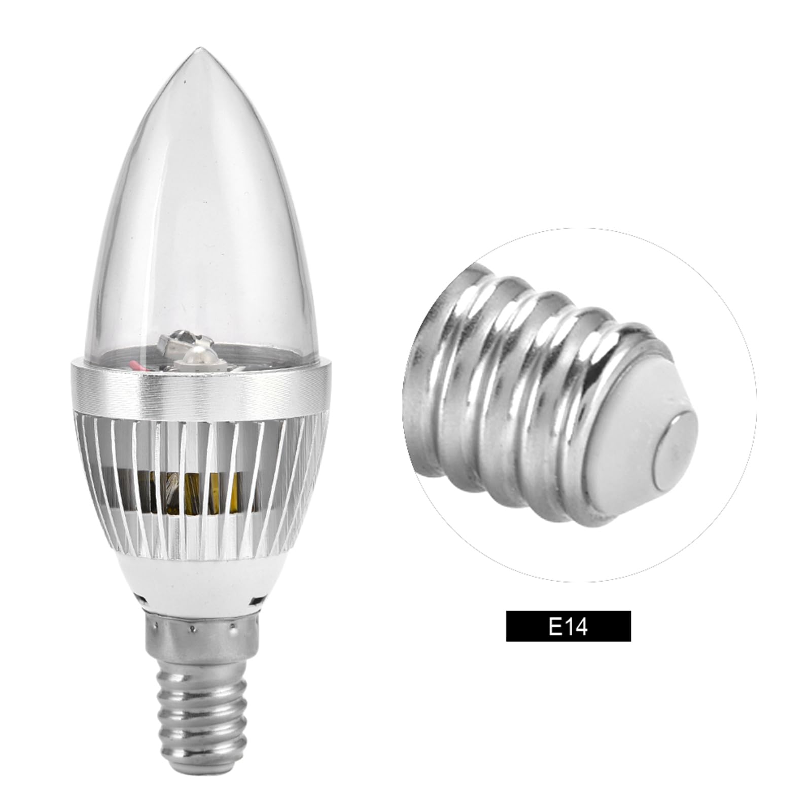 RGB LED Color Changing Candle Light, 16 Color Modes, E14/E12 RGB LED Color Changing Candle Light Lamp Bulb, 3W Decorative Light for Home Bar Cafe Hotel (AC85-265V) (E14