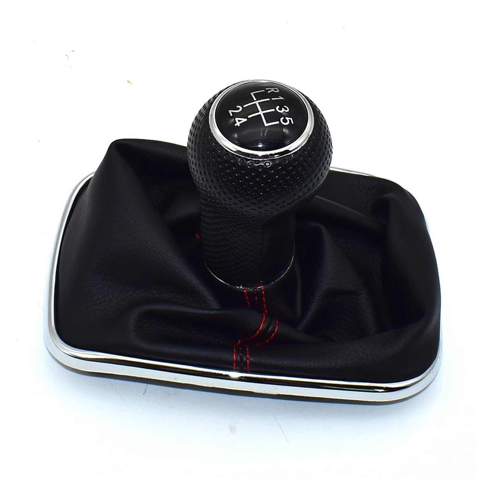 Vavgkdkpzb 5 Speed B Shifter Lever Handle For Vw Mk4 For Jetta For Bora 1999-2004 5 6 Speed Gear Shift Knob Lever Shifter Gaiter Boot(5 Speed B)