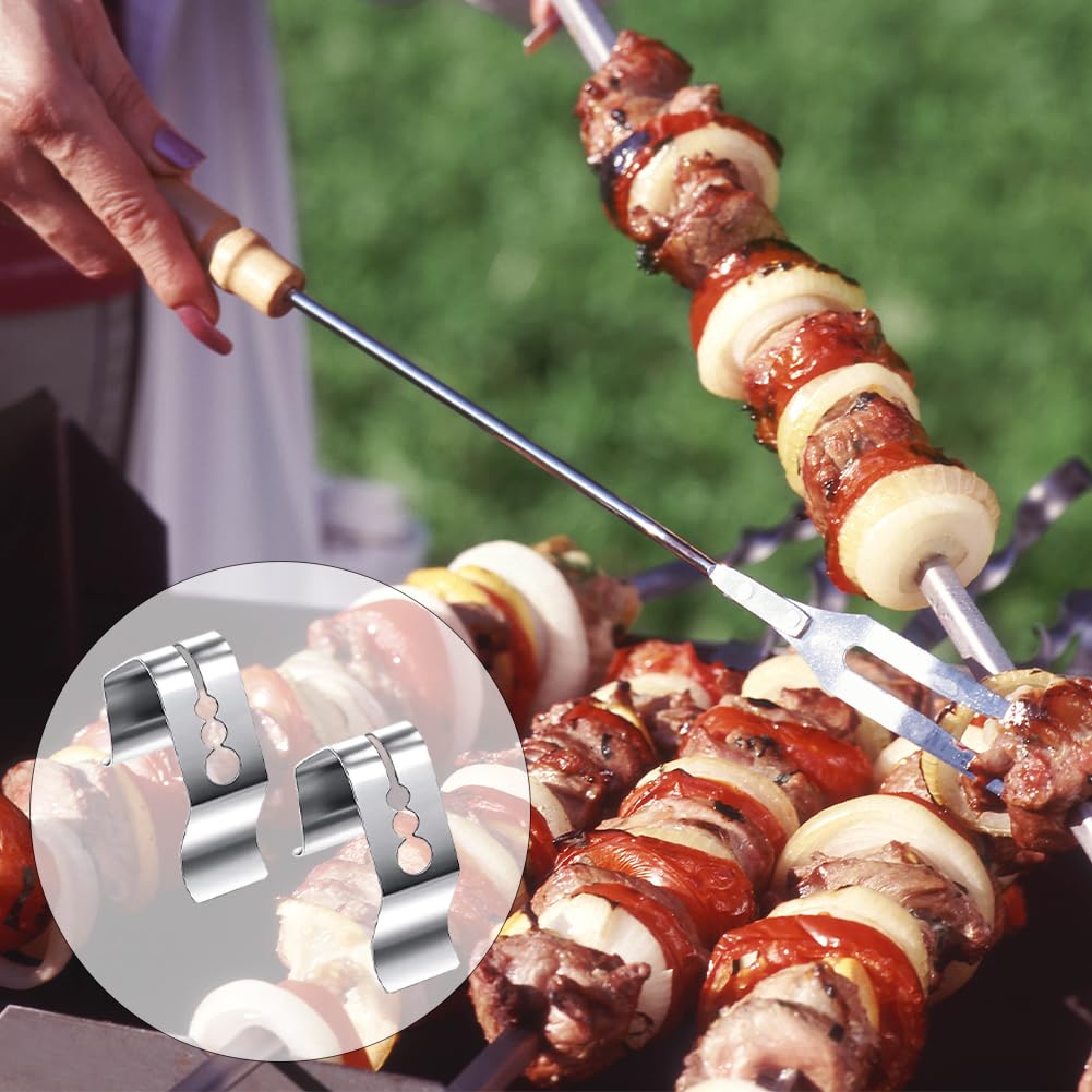 Clip Per Sonda Di Temperatura Da Barbecue - 4 Pezzi In Acciaio Inox Per Grill E Forni - Foto 9