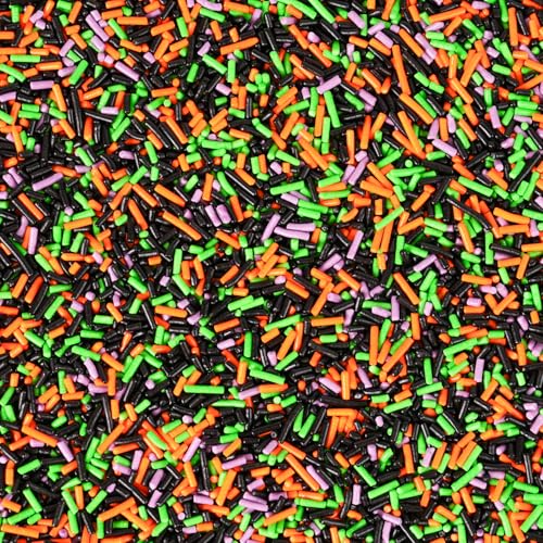 Décors Sucrés Vermicelles Halloween 130 g - Vermicelles Orange, V...