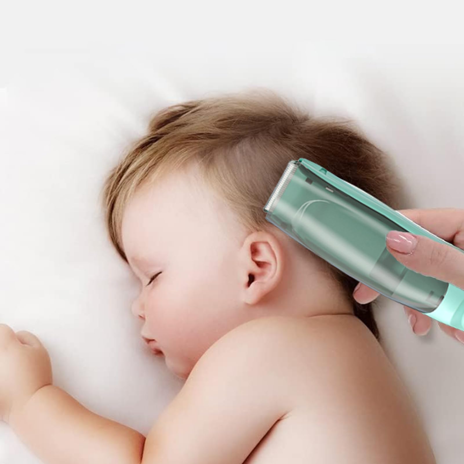 Baby Leise Kids - Cortapelos eléctrico (USB, con 3 peines guías)