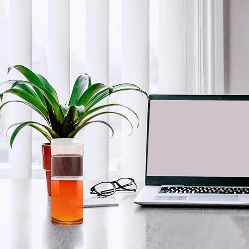 Miniatura 5 de Botella de té de vidrio con infusor de 10.1 fl oz, infusor de té portátil, colador de té de vidrio, vaso de té a prueba de fugas, vaso para viajes