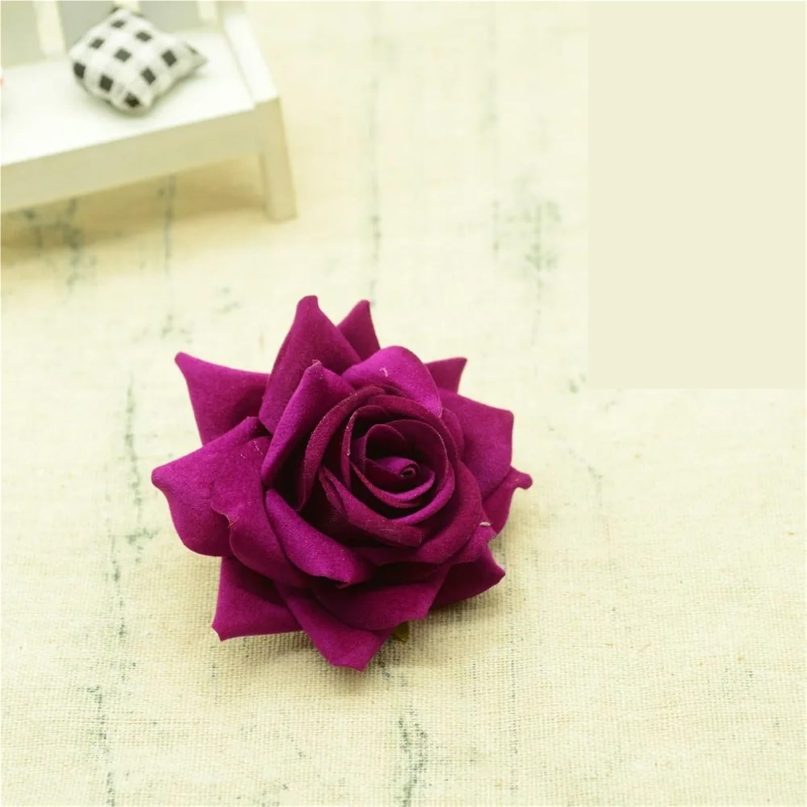 Künstliche Blumen, Festival, Auto, Heimdekoration, Hochzeit | 30/100 Stück Brautaccessoires DIY Kunstkranz Geschenk Seidenrosen(Color-10,100PCS)