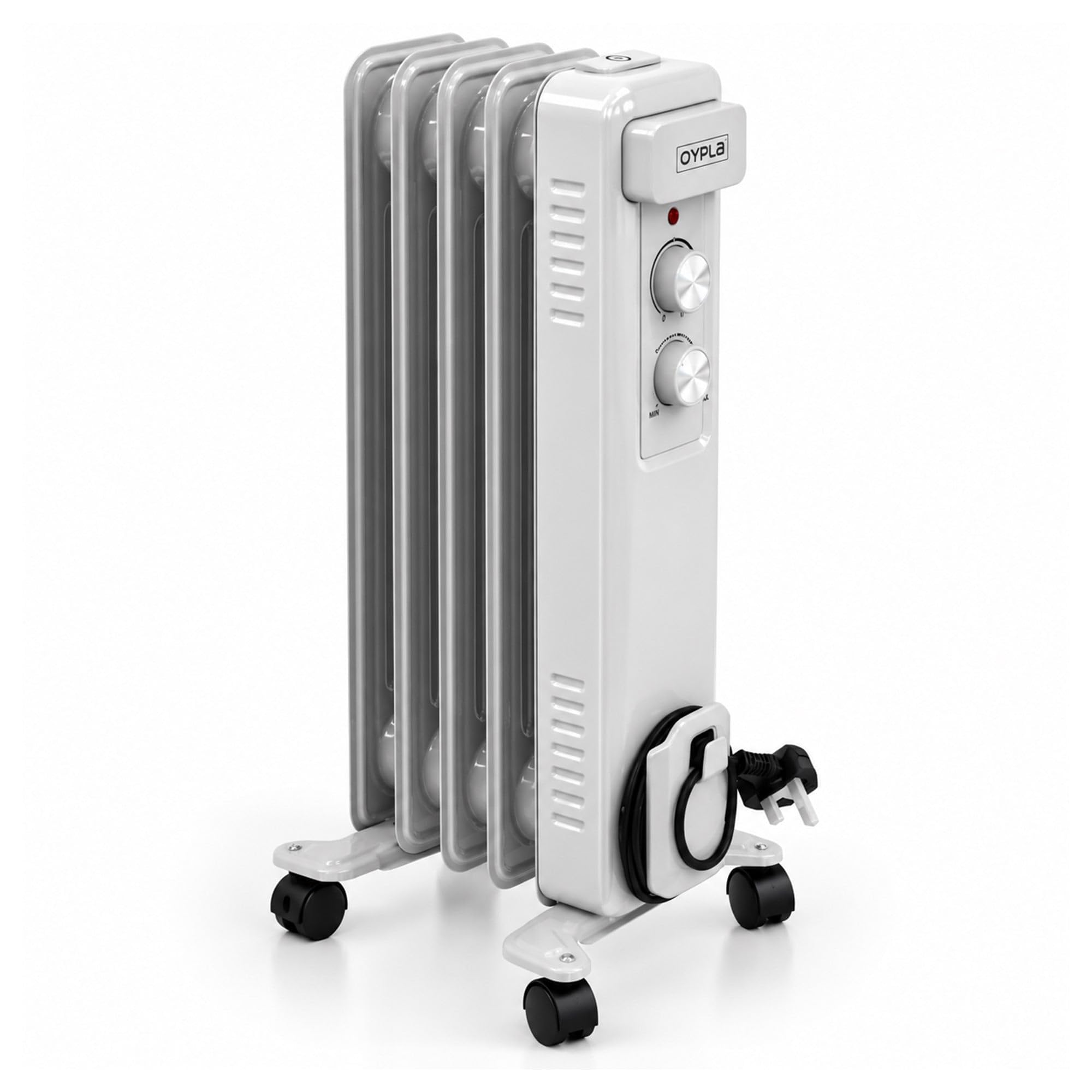 Oypla Electrical 1000W 5 Fin Portable Oil Filled Radiator Electric Heater