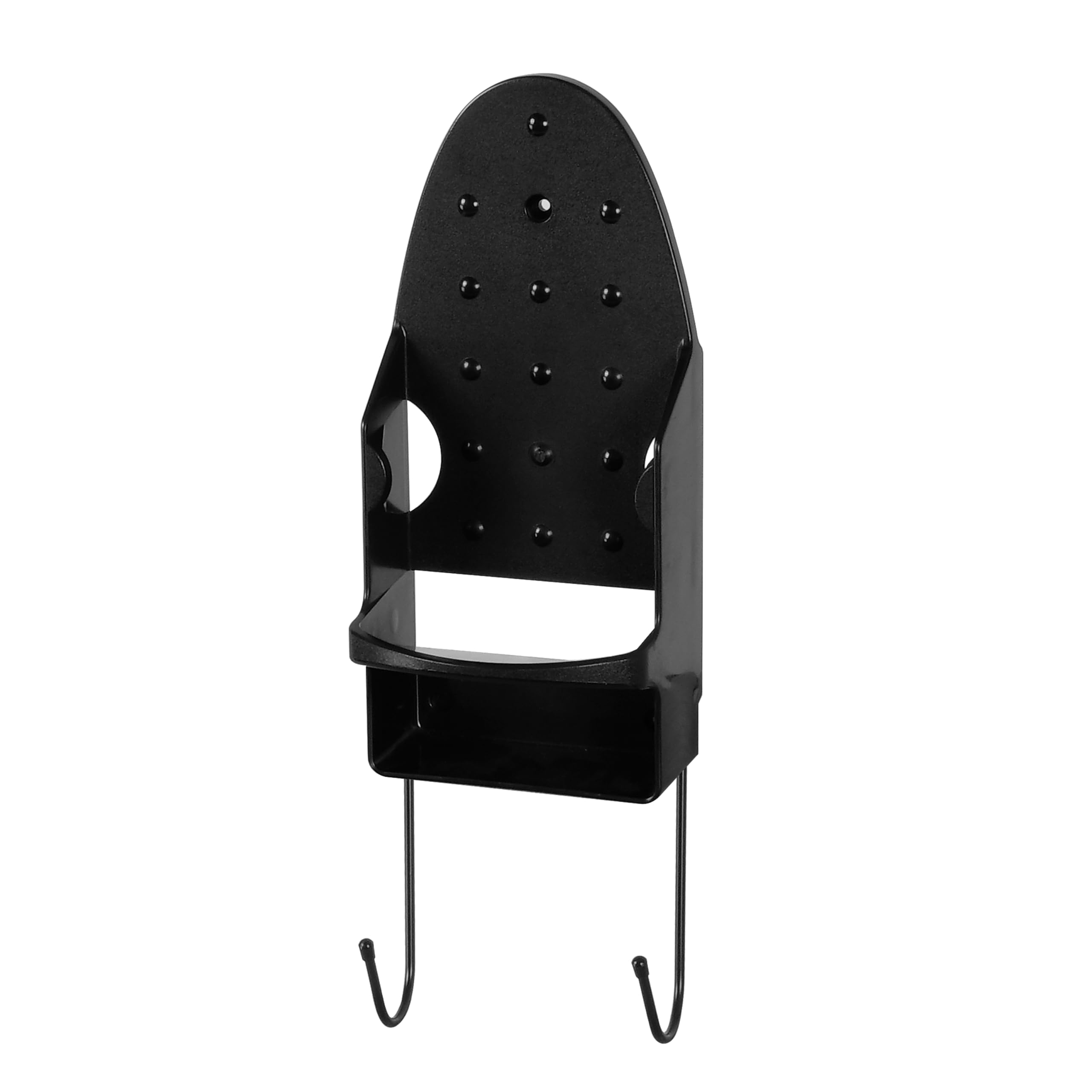 Ironing Board Hanger, Wall Mounted Ironing Board Holder, Iron and Ironing Board Storage Organizer for Laundry Rooms, Suitable for Different Types of Ironing and Ironing Board, Heat Resistant, Black