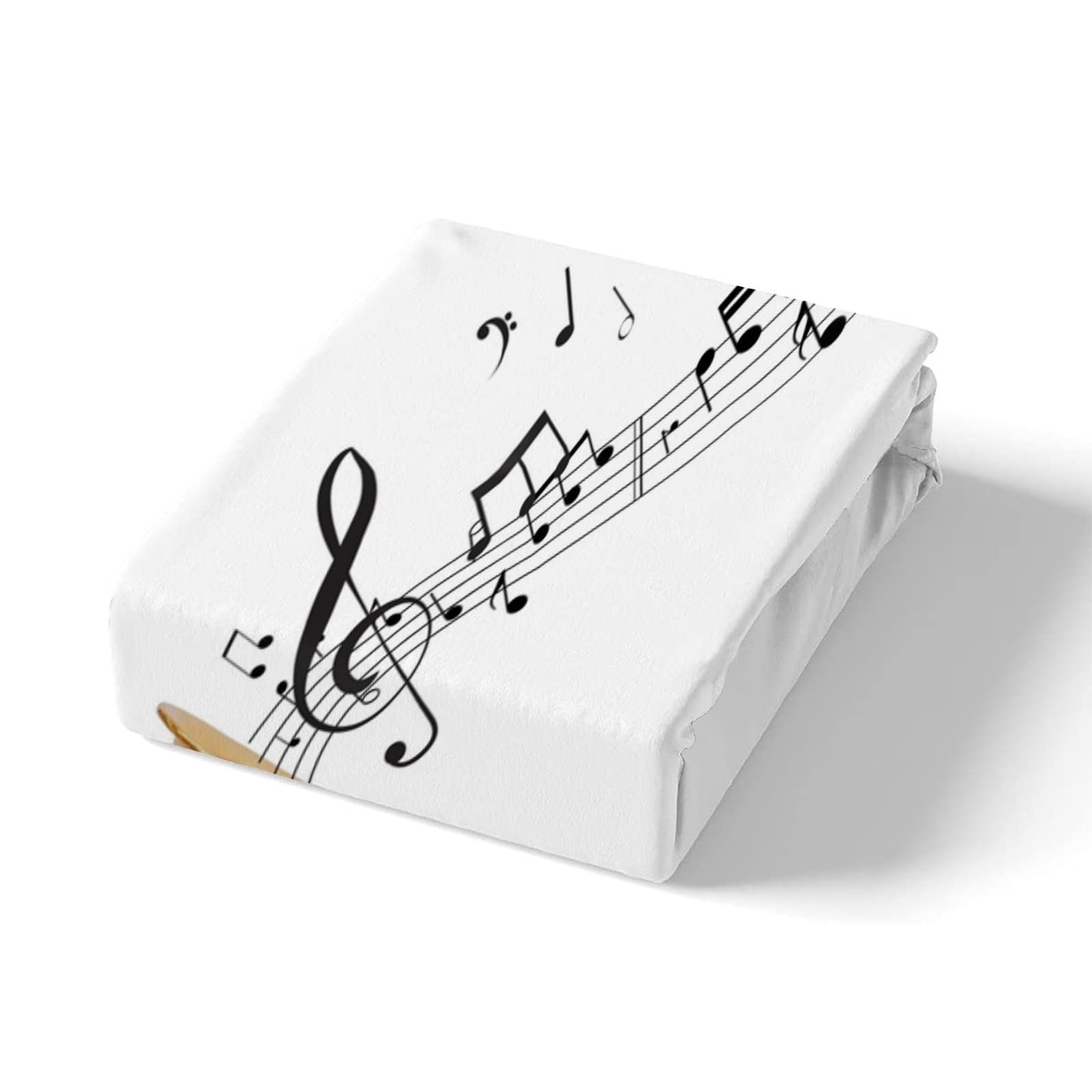 Housse De Couette Saxophone 3D 140x200 Cm + 2 Taies D'oreiller | Microfibre, Fermeture éclair, Design Musical Pour Chambre