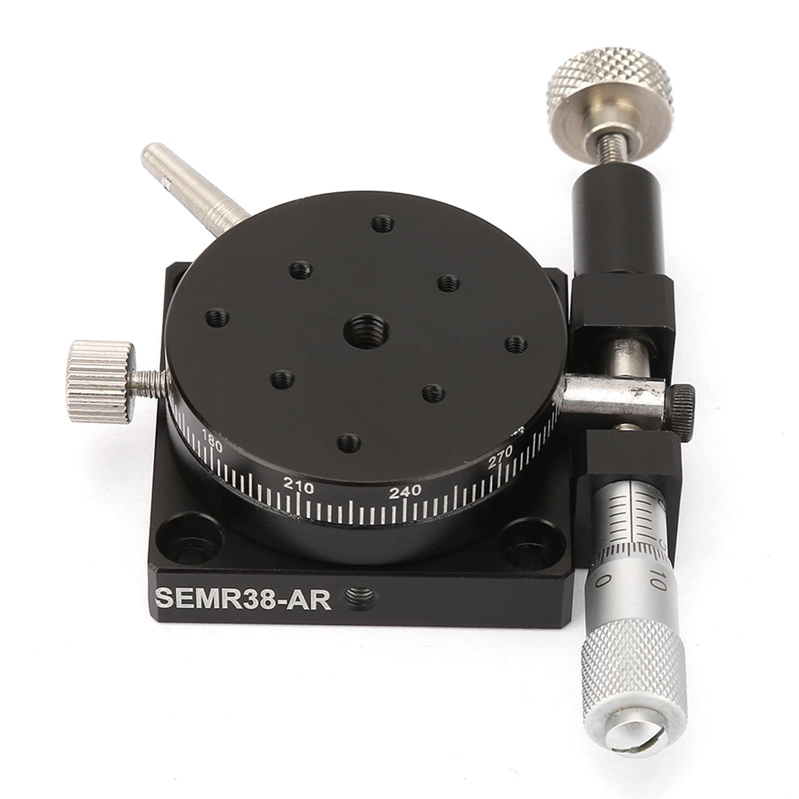 Etapa de Rotación Manual R38 Etapa de Ajuste Deslizante con Rodamiento 38 Mm * 20 Mm 2 Go Aproximado Pla Plataforma Manual Deslizante de Rodamiento de Precisión de Rotación R Plataforma R