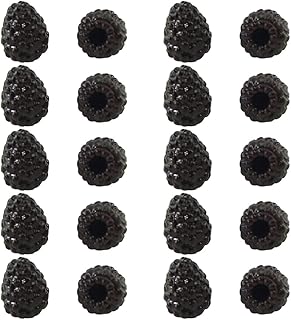 RAYNAG 20pcs Artificial Black Raspberries Lifelike Simulation BlackBerry...